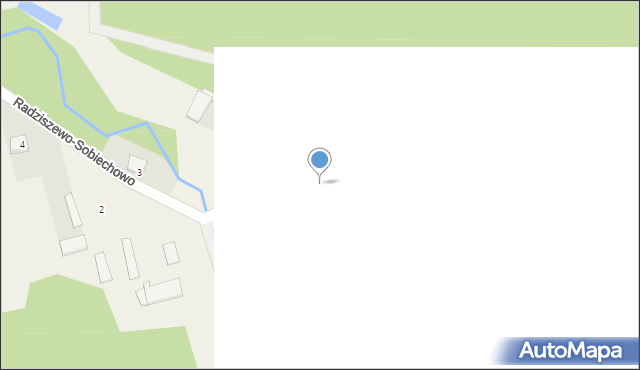 Radziszewo-Sobiechowo, Radziszewo-Sobiechowo, 1, mapa Radziszewo-Sobiechowo