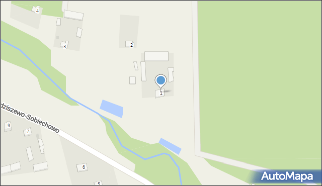 Radziszewo Stare, Radziszewo Stare, 1, mapa Radziszewo Stare