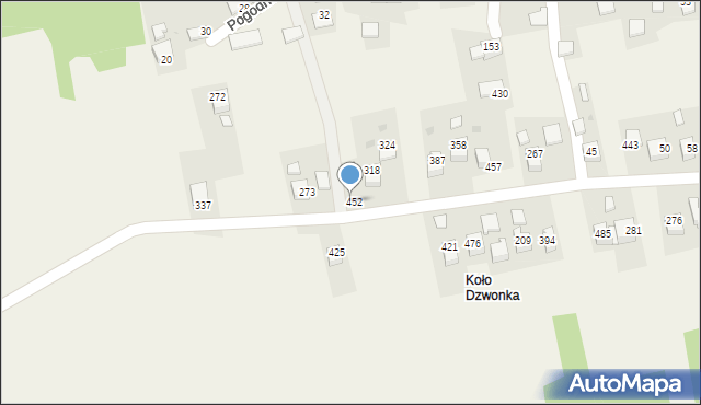 Radziszów, Radziszów, 452, mapa Radziszów