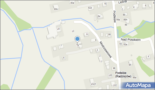 Radziszów, Radziszów, 7A, mapa Radziszów