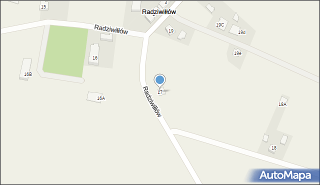 Radziwiłłów, Radziwiłłów, 17, mapa Radziwiłłów