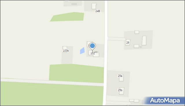Radzymin, Radzymin, 102, mapa Radzymin