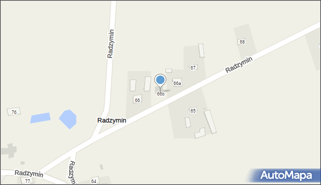 Radzymin, Radzymin, 66b, mapa Radzymin