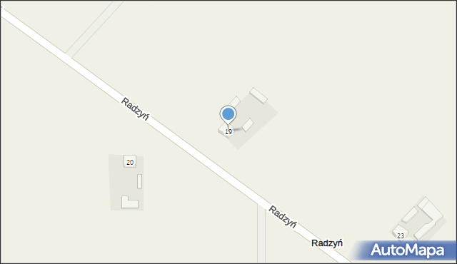 Radzyń, Radzyń, 19, mapa Radzyń