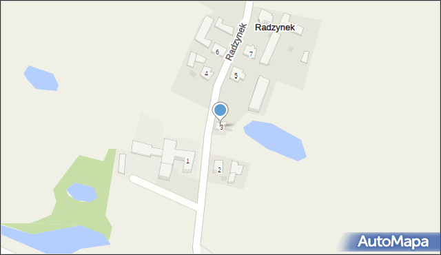 Radzynek, Radzynek, 3, mapa Radzynek