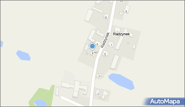 Radzynek, Radzynek, 4, mapa Radzynek