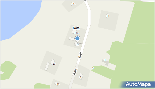 Rafa, Rafa, 11, mapa Rafa