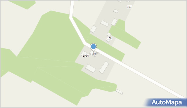 Rafałówka, Rafałówka, 106, mapa Rafałówka