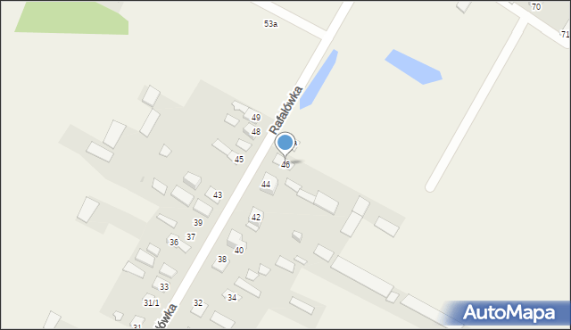 Rafałówka, Rafałówka, 46, mapa Rafałówka