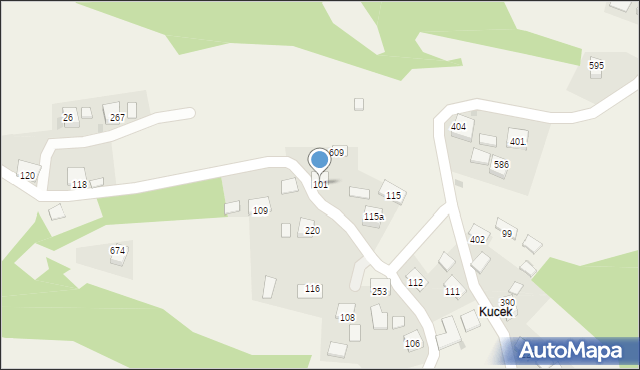 Rajbrot, Rajbrot, 101, mapa Rajbrot