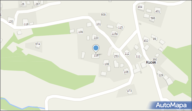 Rajbrot, Rajbrot, 116, mapa Rajbrot