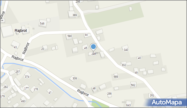 Rajbrot, Rajbrot, 246, mapa Rajbrot