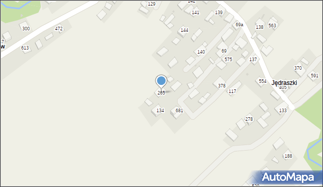 Rajbrot, Rajbrot, 265, mapa Rajbrot