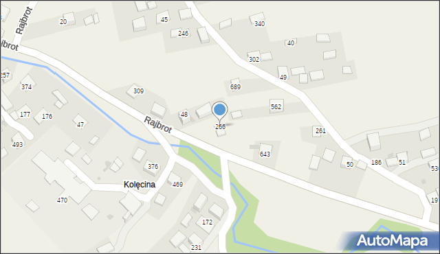 Rajbrot, Rajbrot, 266, mapa Rajbrot
