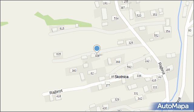 Rajbrot, Rajbrot, 328, mapa Rajbrot