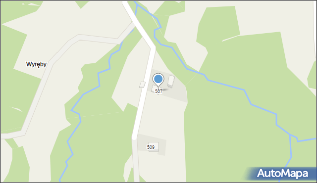Rajbrot, Rajbrot, 507, mapa Rajbrot