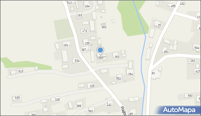 Rajbrot, Rajbrot, 520, mapa Rajbrot