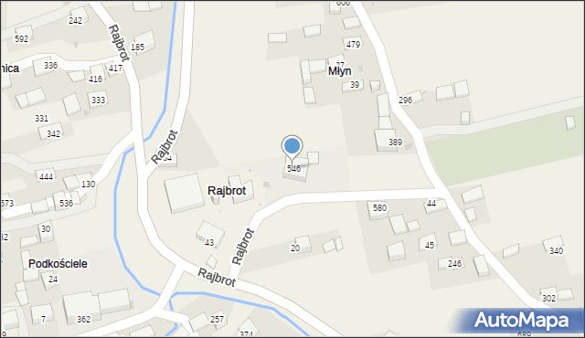 Rajbrot, Rajbrot, 546, mapa Rajbrot