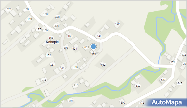 Rajbrot, Rajbrot, 555, mapa Rajbrot