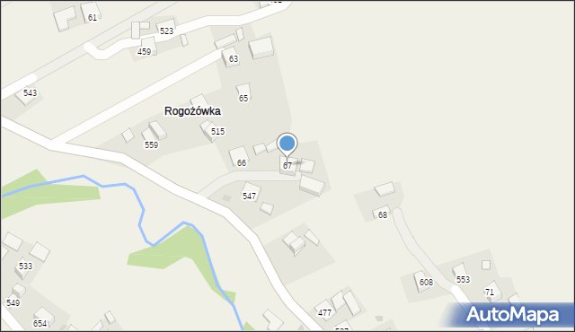 Rajbrot, Rajbrot, 67, mapa Rajbrot