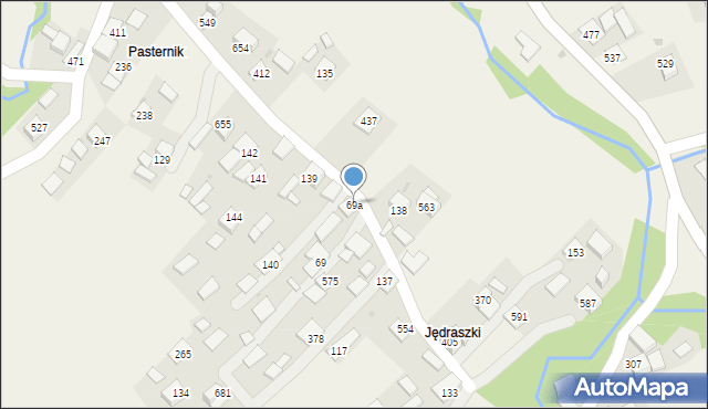 Rajbrot, Rajbrot, 69a, mapa Rajbrot
