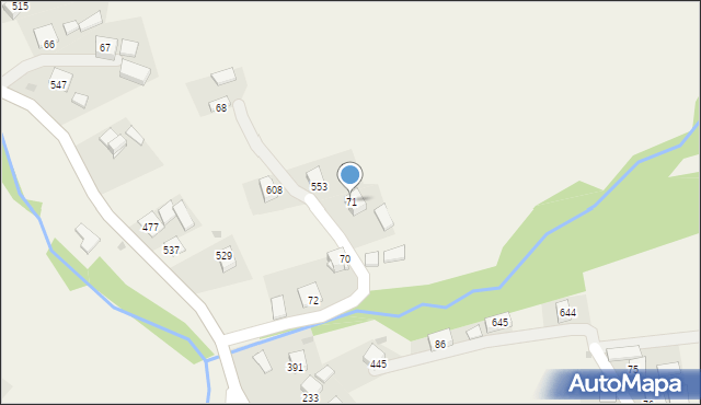 Rajbrot, Rajbrot, 71, mapa Rajbrot