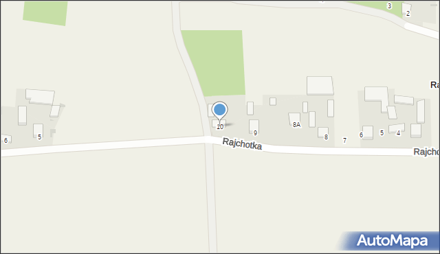 Rajchotka, Rajchotka, 10, mapa Rajchotka