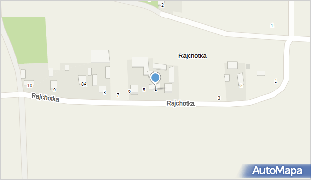 Rajchotka, Rajchotka, 4, mapa Rajchotka