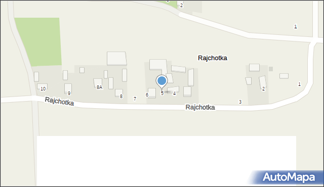 Rajchotka, Rajchotka, 5, mapa Rajchotka