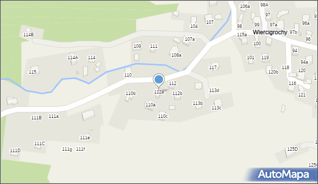 Rajcza, Rajcza, 112a, mapa Rajcza