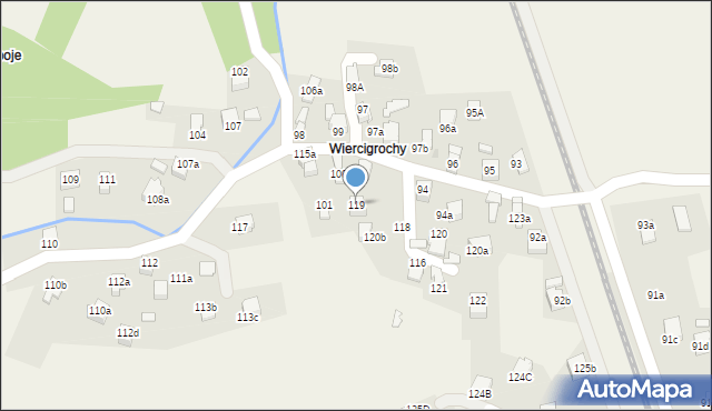 Rajcza, Rajcza, 119, mapa Rajcza