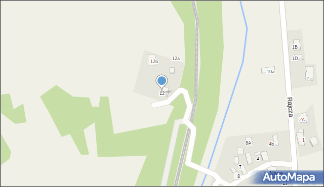 Rajcza, Rajcza, 12, mapa Rajcza