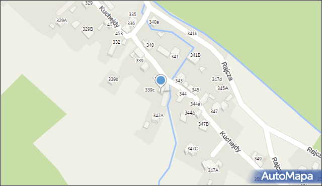 Rajcza, Rajcza, 342, mapa Rajcza