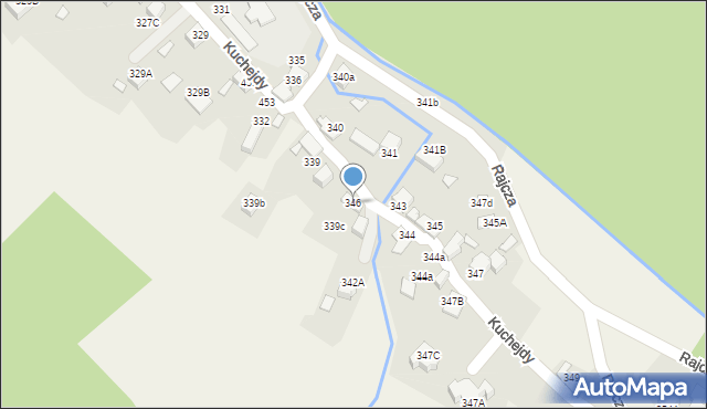 Rajcza, Rajcza, 346, mapa Rajcza