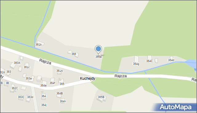 Rajcza, Rajcza, 366a, mapa Rajcza