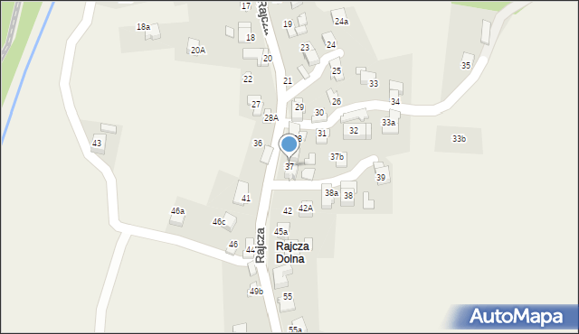 Rajcza, Rajcza, 37, mapa Rajcza