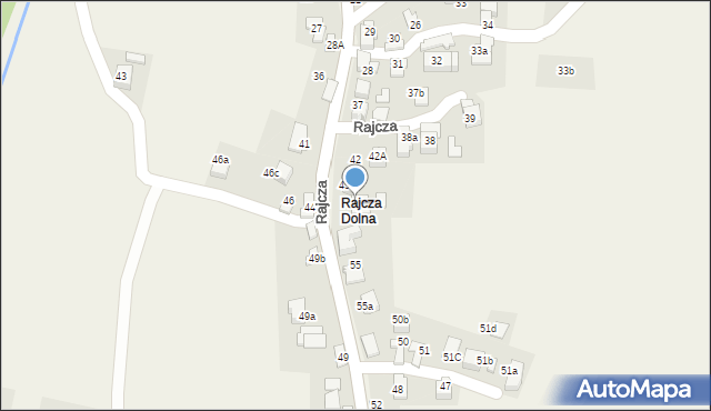 Rajcza, Rajcza, 45, mapa Rajcza