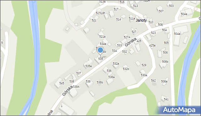 Rajcza, Rajcza, 535, mapa Rajcza