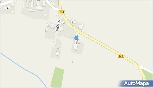 Rajczyn, Rajczyn, 1, mapa Rajczyn