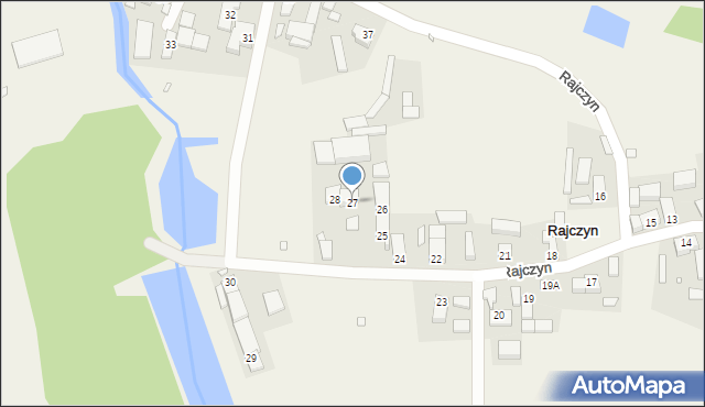 Rajczyn, Rajczyn, 27, mapa Rajczyn