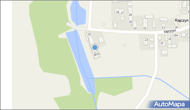 Rajczyn, Rajczyn, 29, mapa Rajczyn