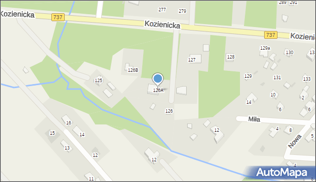Rajec Poduchowny, Rajec Poduchowny, 126A, mapa Rajec Poduchowny