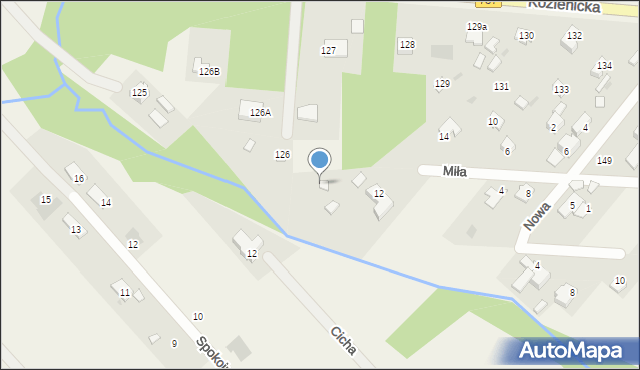 Rajec Poduchowny, Rajec Poduchowny, 126c, mapa Rajec Poduchowny