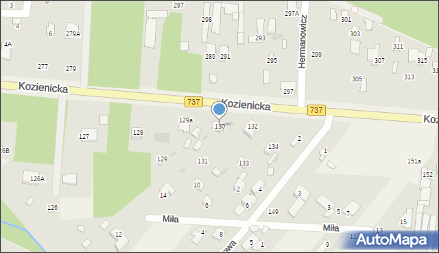 Rajec Poduchowny, Rajec Poduchowny, 130, mapa Rajec Poduchowny