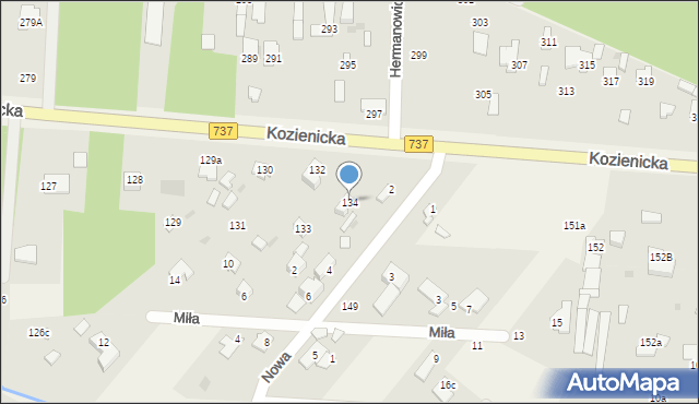 Rajec Poduchowny, Rajec Poduchowny, 134, mapa Rajec Poduchowny