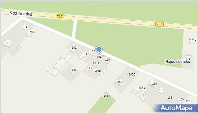 Rajec Poduchowny, Rajec Poduchowny, 164, mapa Rajec Poduchowny
