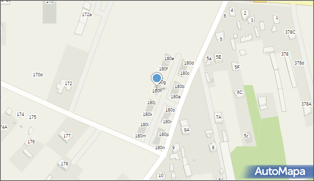 Rajec Poduchowny, Rajec Poduchowny, 180h, mapa Rajec Poduchowny