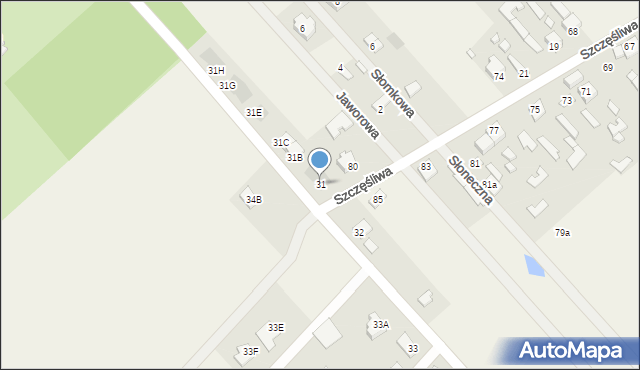 Rajec Poduchowny, Rajec Poduchowny, 31, mapa Rajec Poduchowny