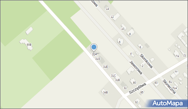 Rajec Poduchowny, Rajec Poduchowny, 31H, mapa Rajec Poduchowny