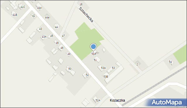 Rajec Poduchowny, Rajec Poduchowny, 51A, mapa Rajec Poduchowny